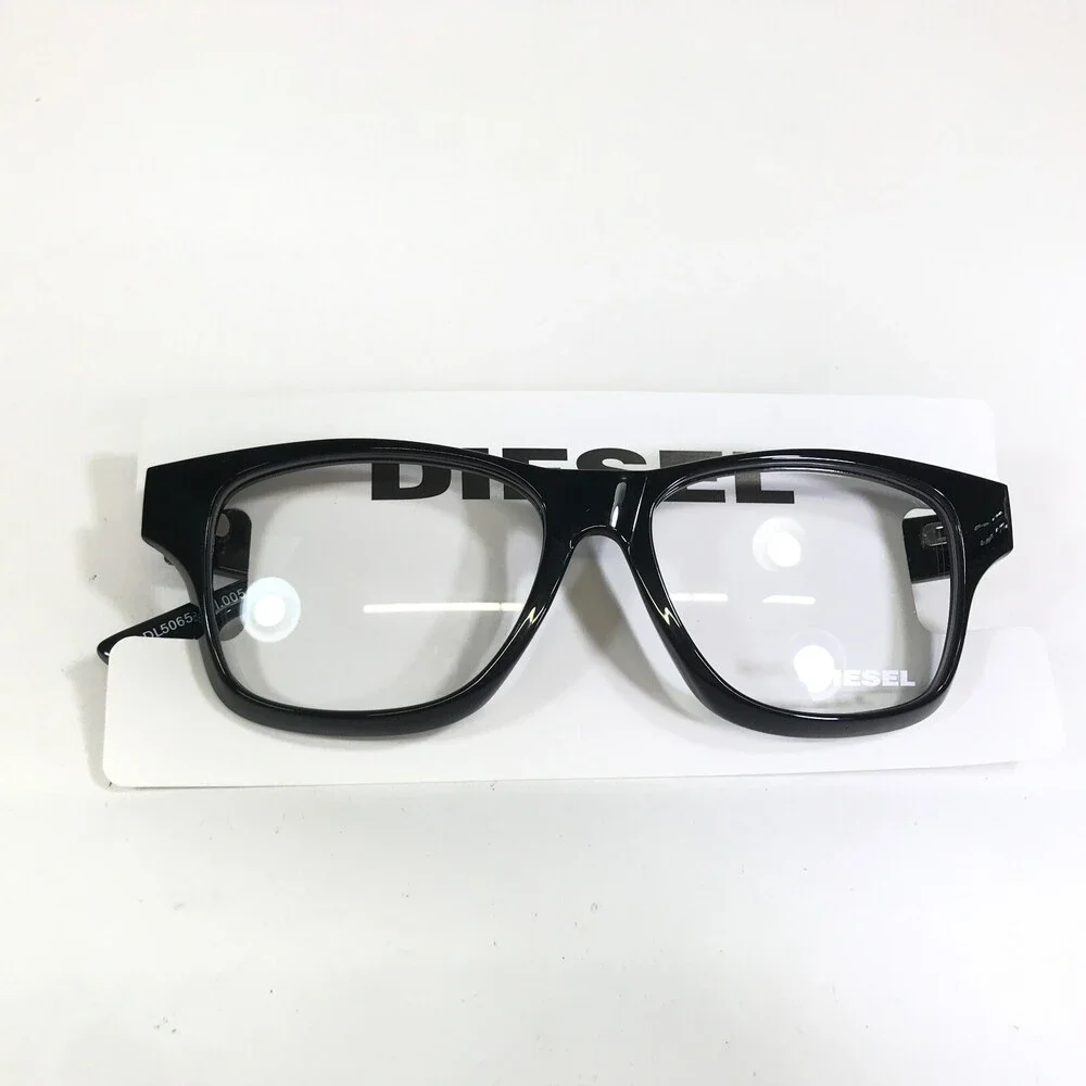 Diesel Eyeglasses Frames DL5065 col.005 Black Square Full Rim 52-15-145